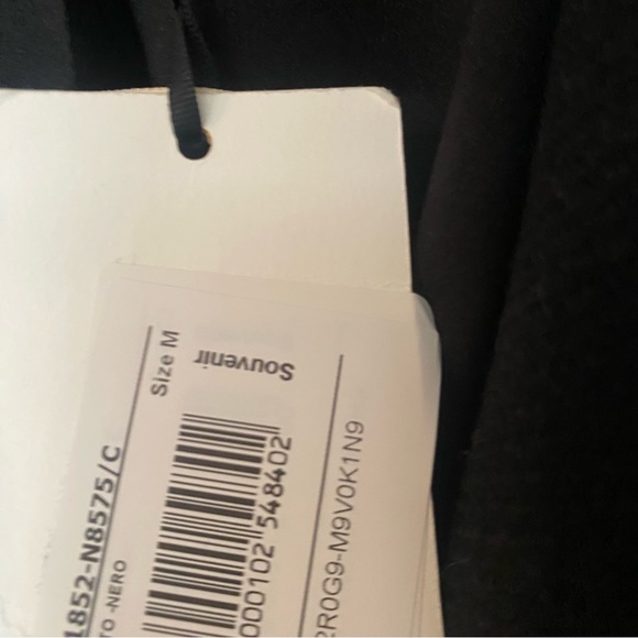 Souvenir Black Wool Blend Long Coat Size M - Picture 4 of 8